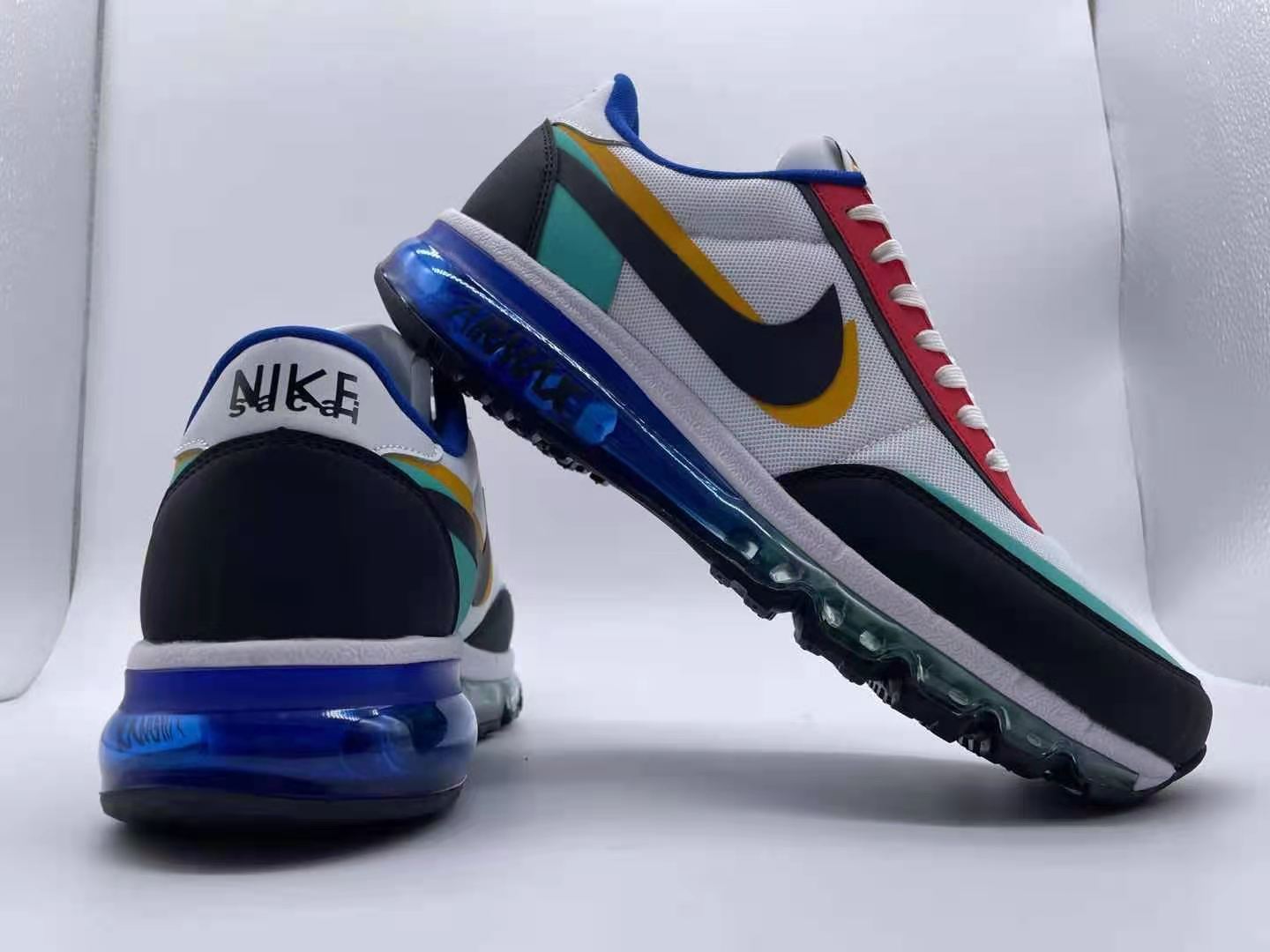 Nike Air Max 2022 White Black Red Yellow Blue Shoes